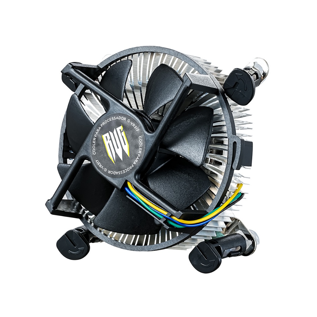 Cooler Processador Intel LGA 775 1156 1155 1150 1151 Silencioso 2400RPM ...