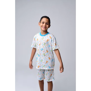 Kit Sortido 3  Pijama Infantil Menino- 3 camisetas + 3 bermudas em Oferta na Shopee