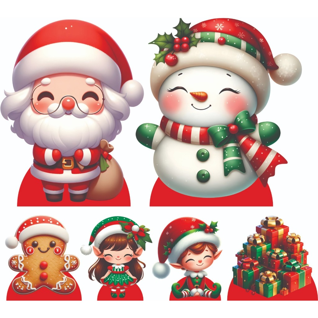 KIT DISPLAYS EM F NATAL 001 MA1 | Shopee Brasil