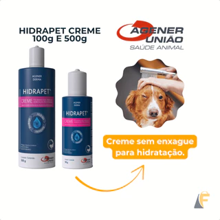Hidrapet Loção 100g 500g Hidratante Cuidados com Pêlos Cães e Gatos Agener em Oferta na Shopee