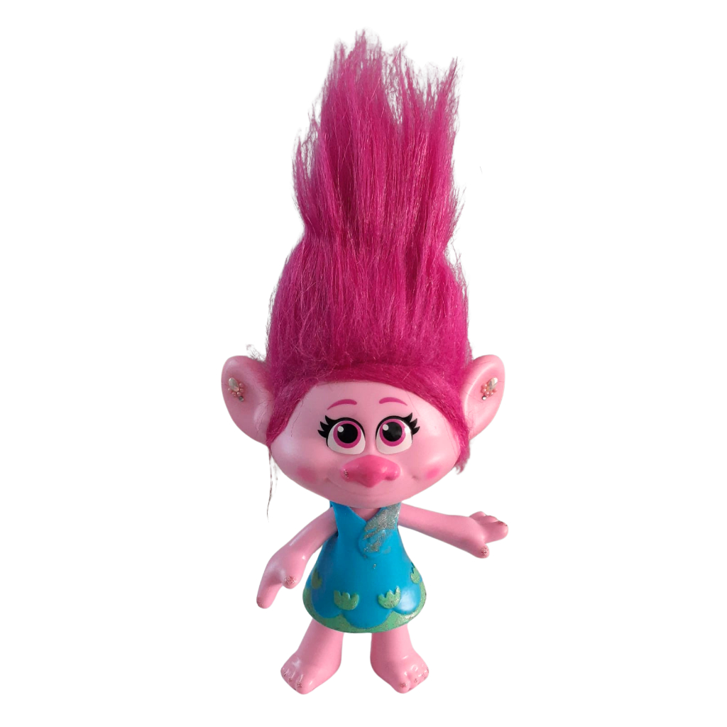 Boneca Trolls World Tour Poppy Hasbro 22 Cm Original (Usado) | Shopee ...