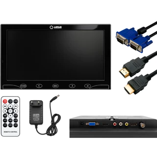 Tela Monitor Lcd 10.1 Colorida Controle Hdmi Vga Mp5 Av Usb