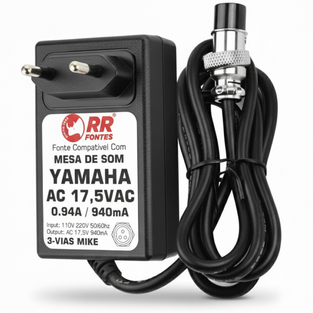 Fonte Mesa Yamaha Pa-20 Mg124 Mg12/4fx Mw12cx N8 Mg124cx 17,5vac