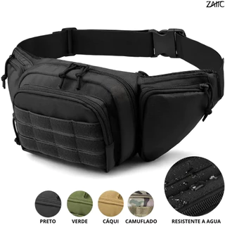 Pochete Bolsa Tática Militar Saque Rápido Compacta Impermeável e Reforçada