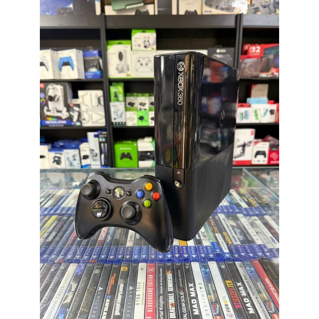 Xbox 360 Super Slim - com mais de 100 Jogos Digitais | Shopee Brasil