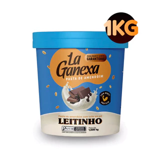La ganexa pasta de amendoim com WHEY PROTEIN sabor leitinho 1 kg