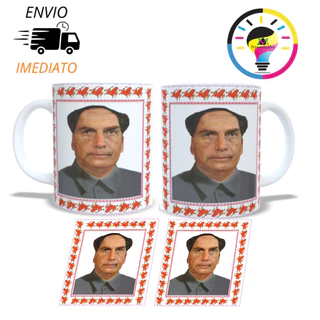Caneca personalizada Meme Tsé Tung - Bolsonaro - Manoel gomes - Lula - Xandão social credit