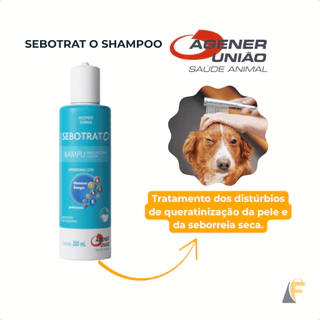 Sebotrat O Shampoo Cães Seborreia Oleosa 200ml em Oferta na Shopee