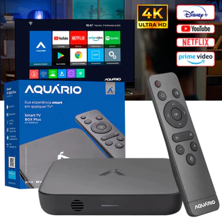 TV Box Smart Aquário STV-3000 Plus 4K Android 11 Wi-Fi HDMI