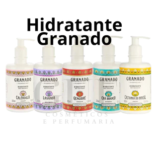 Hidratante Granado 300ml Calêndula, Chá Branco, Lavanda, Gengibre e Castanha do Brasil