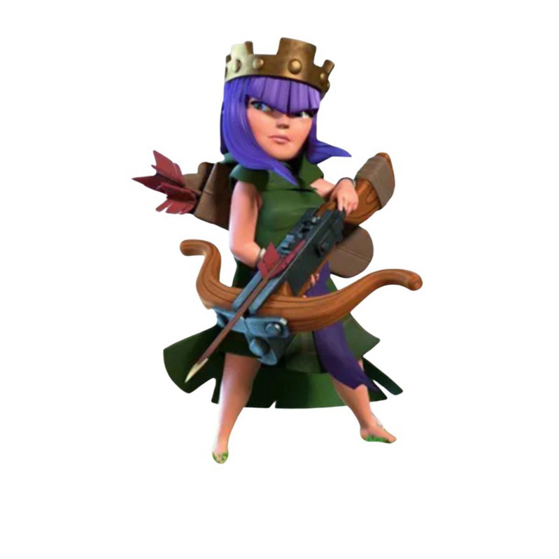 Rainha arqueira - clash of clans/royale - 12cm | Shopee Brasil