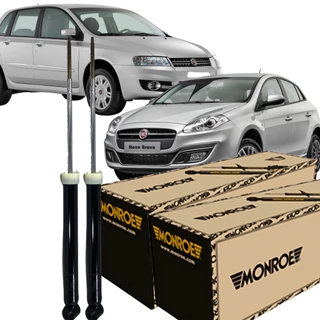 Par Amortecedor Traseiro Monroe Fiat Bravo 1.8 2014 em Oferta na Shopee