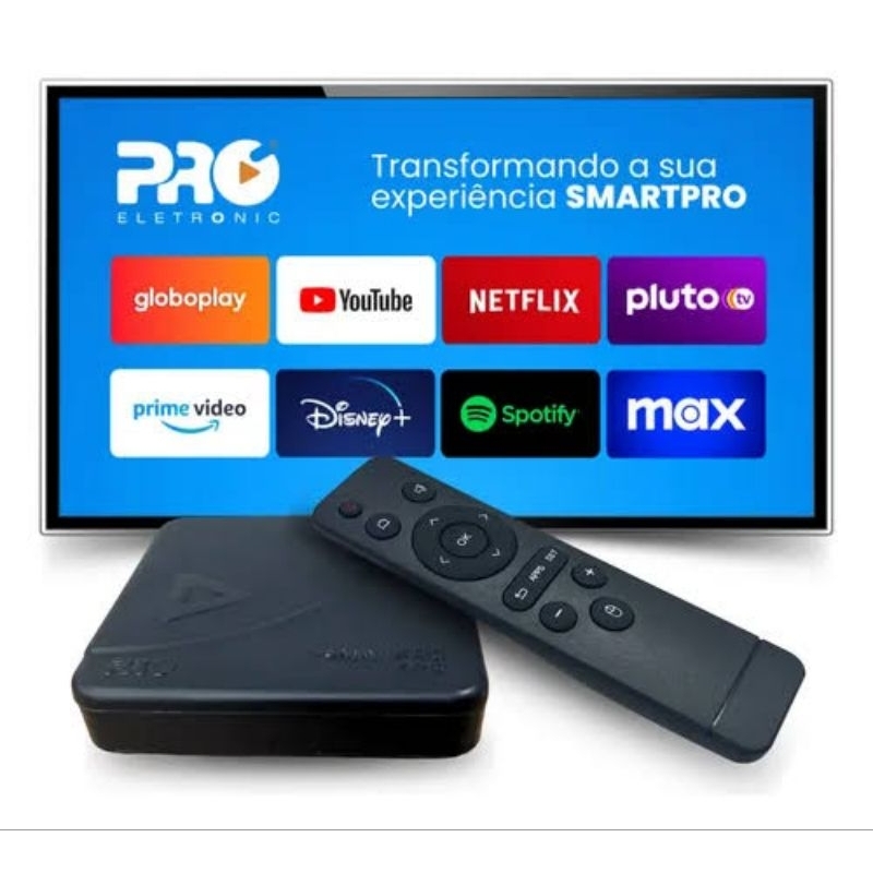 Novo Smart Box ORIGINAL Proeletronic 4k última geração