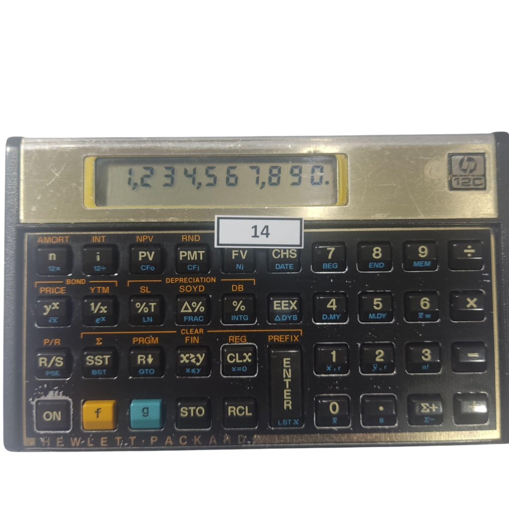 Calculadora Financeira Hp 12c Gold Original Envio Imediato Modelo 14