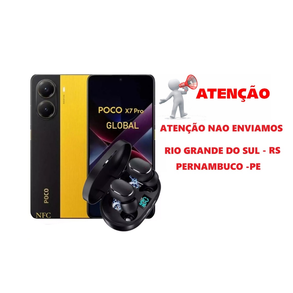 Xiaomi Poco X7 Pro 512 gb 12 Ram 5G Versão Global | Shopee Brasil