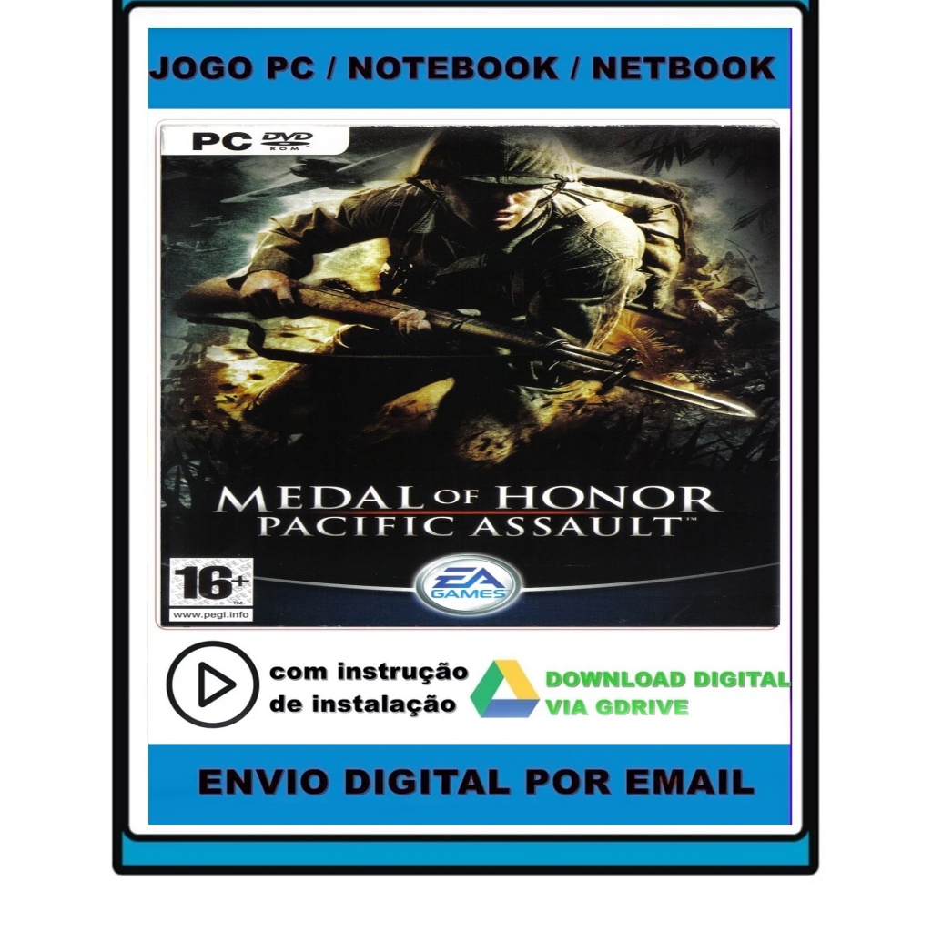 Medal of Honor Pacific Assault - Pc | Shopee Brasil