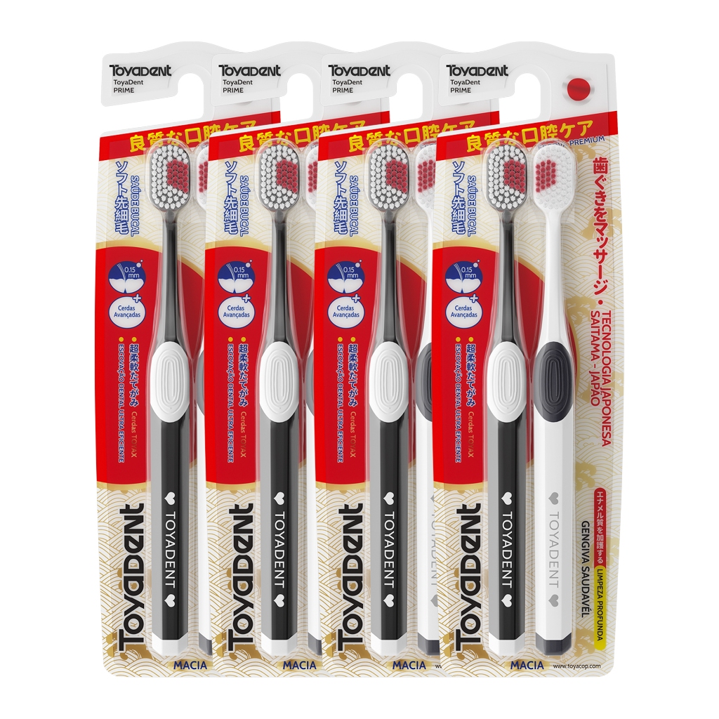 TOYADENT Escova de Dente Edição Love, Cerdas Alemãs Pedex, Design