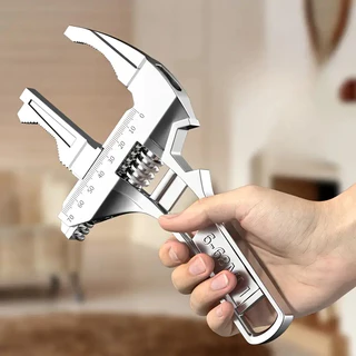 Chave Hidráulica e Inglesa Chave Multifuncional Ajustável para Banheiro Ideal para Torneiras e Pias