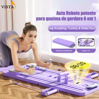Prancha Multifuncional 9 em 1 para Pilates e Abdominal, Treino Completo, Dobrável e Portátil VISTA em Oferta na Shopee