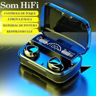 Fone de Ouvido Bluetooth M10 Sem Fio TWS com Estojo de Carregamento Bluetooth 5.0 em Oferta na Shopee