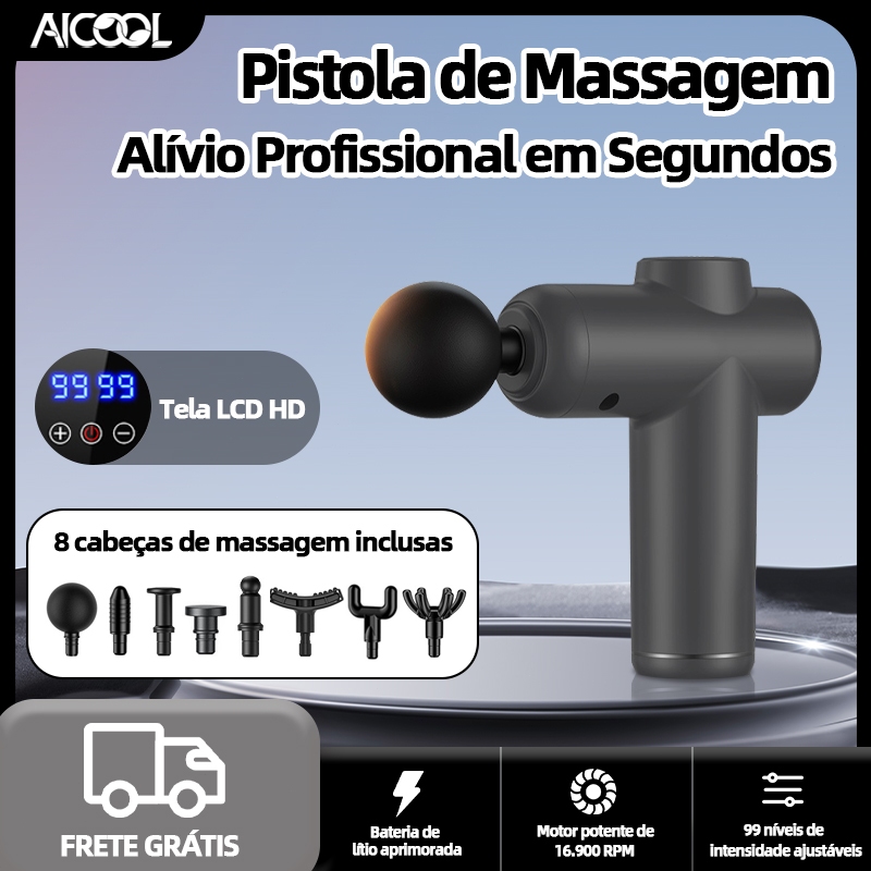 AICOOL Pistola de massagem elétrica Massageador Elétrico Alta ...