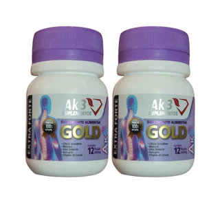 Gold Ak3 - Suplemento Alimentar Extra F. - 2 Unidades