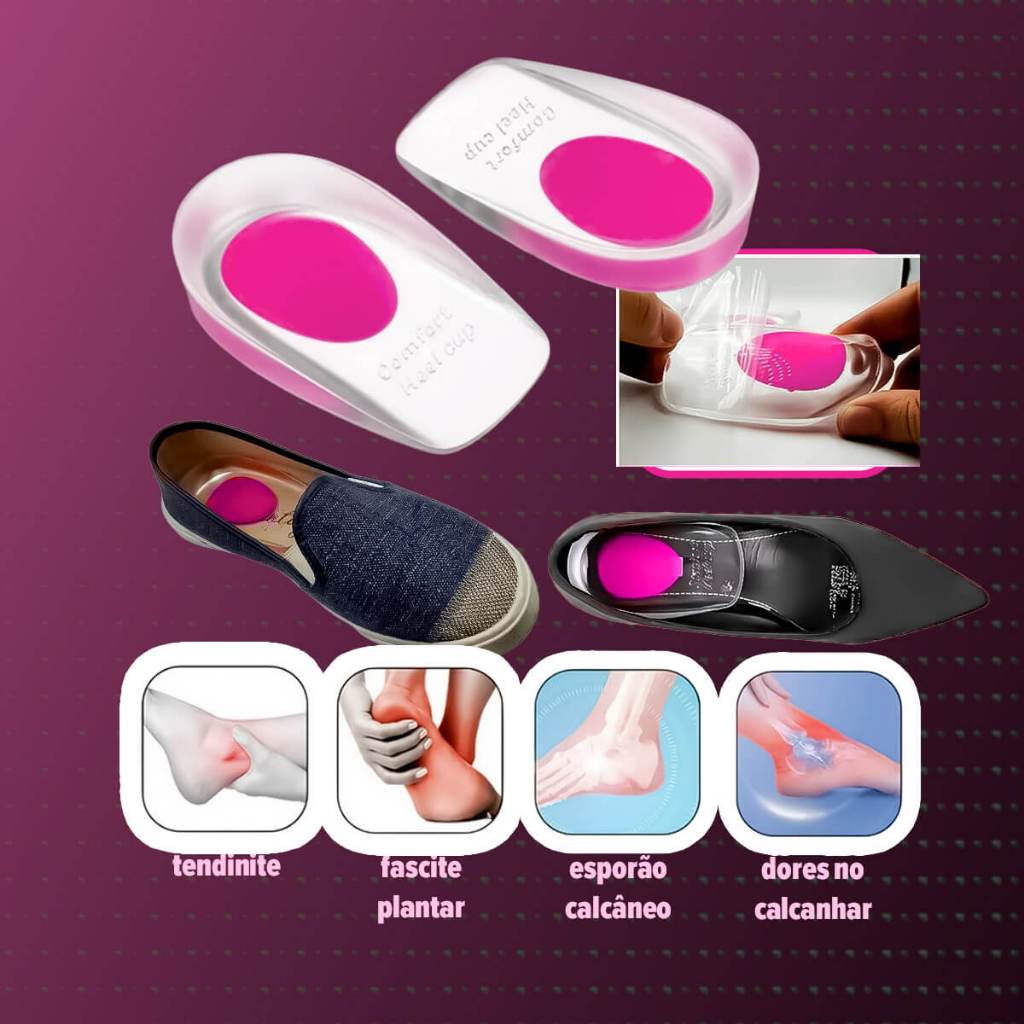 Calcanheira Ergonomica Para Saúde dos Pés | Shopee Brasil