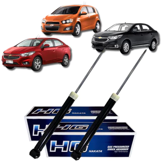 Par Amortecedor Traseiro Nakata Gm Onix Prisma Sonic 2013 2014 em Oferta na Shopee