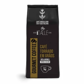 Café Torrado Arábica Em Grãos 1kg Gourmet em Oferta na Shopee