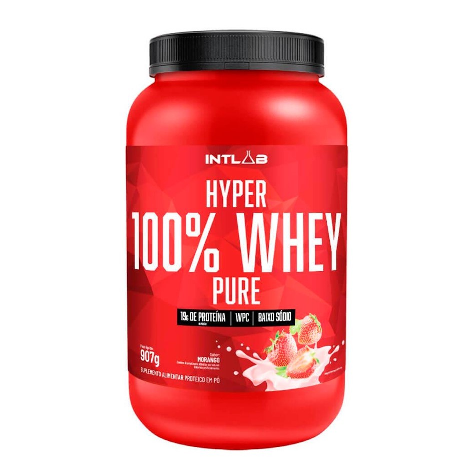 IntLab Pó Proteico Hyper Pure 907g + Energia + Praticidade no Dia a Dia ...