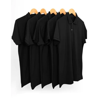 Kit 5 Polo Masculina THB /P ao G3 Piquet Algodão/Poliester Premium – Ideal para Uniforme e Dia a Dia