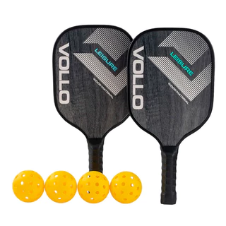 Kit Pickleball Lazer 2 Raquetes 4 Bolas e Bolsa Vollo Original em Oferta na Shopee