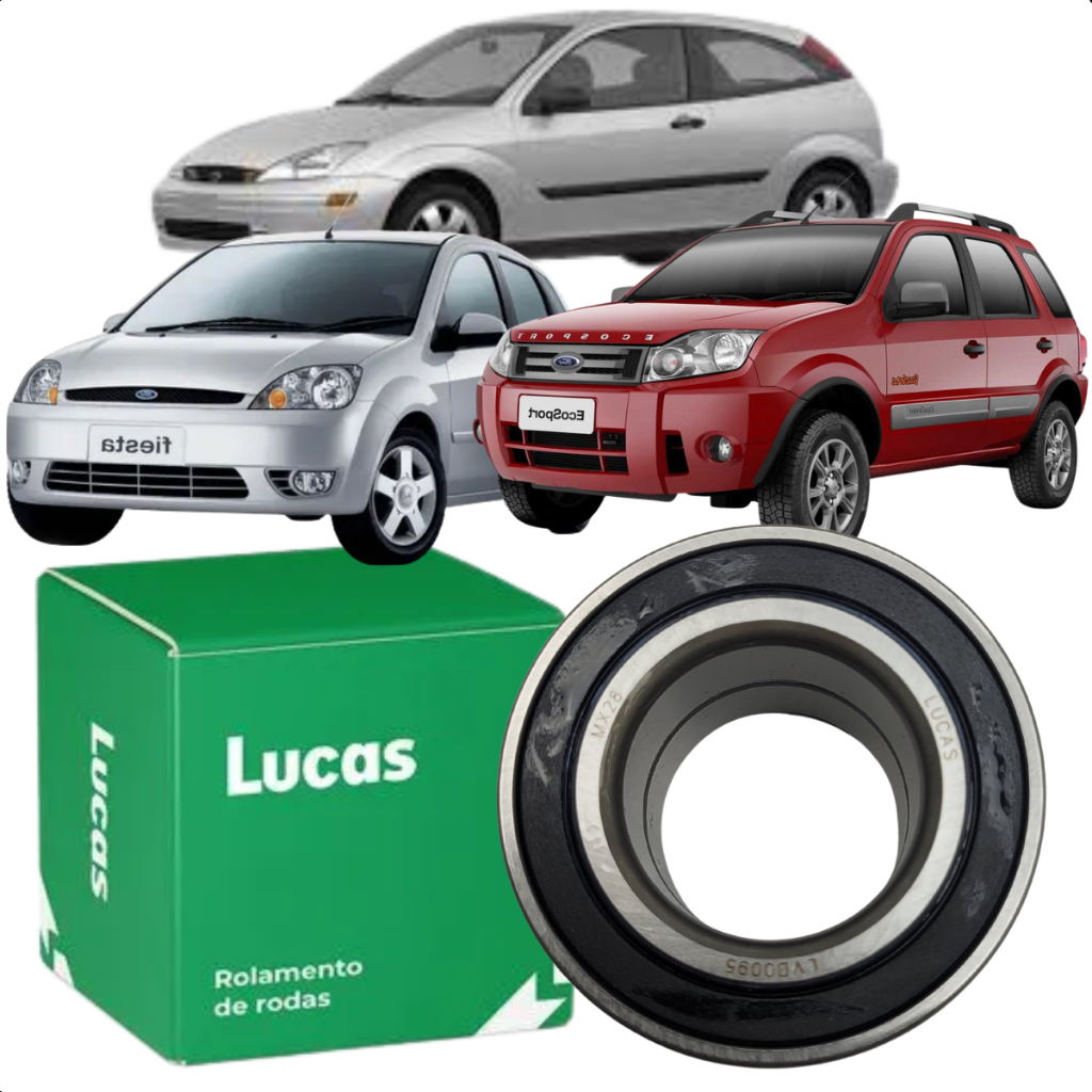 Rolamento Traseiro Lucas Ecosport Focus Fiesta 2002 À 2014 | Shopee Brasil