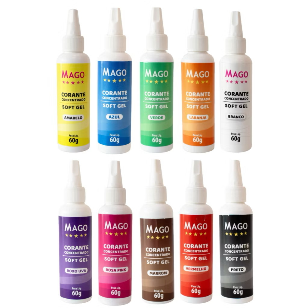 5un CORANTE ALIMENTICIO SOFTGEL 15G MAGO CONCENTRADO DIVERSA