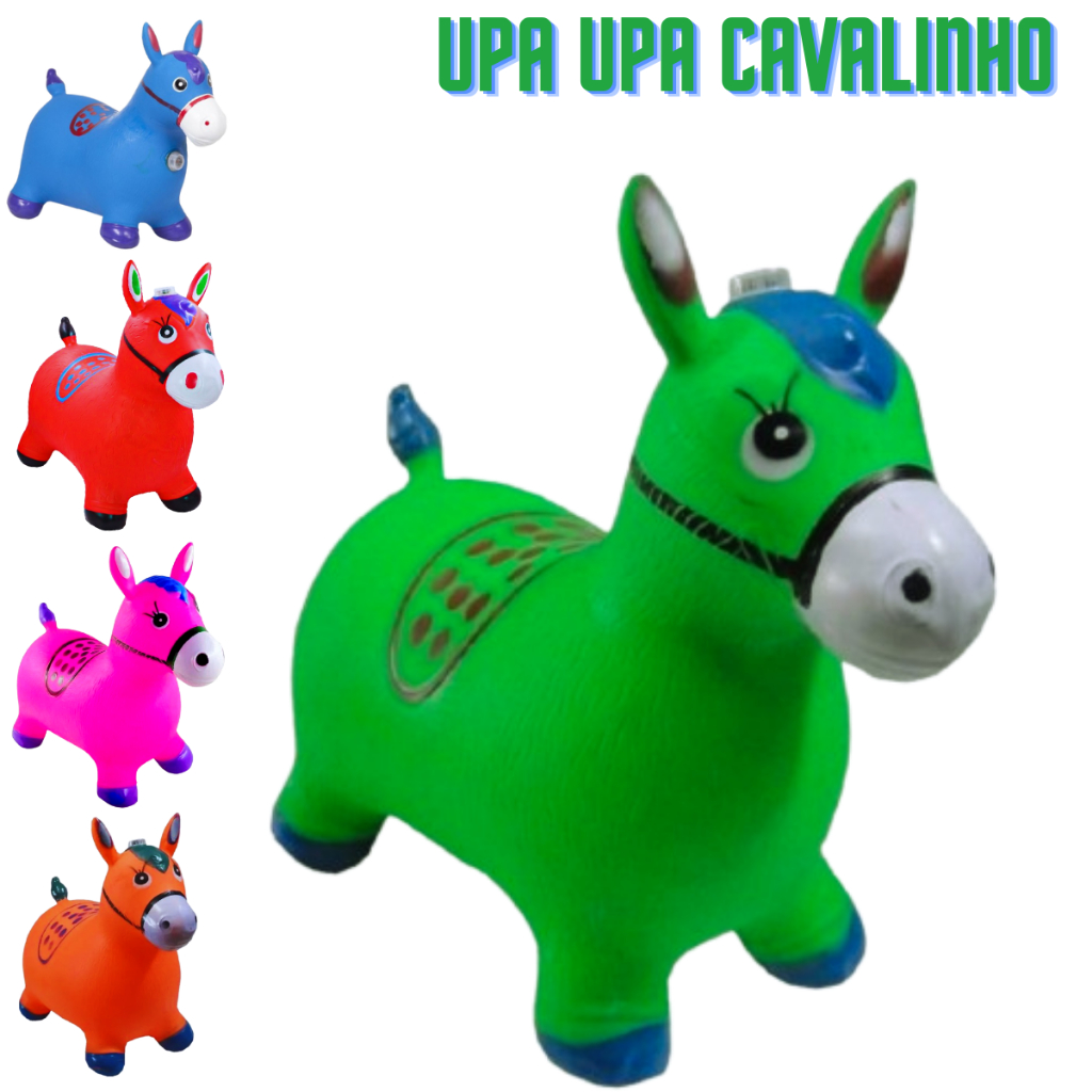 Cavalinho Upa Upa Burrinho Musical Pula Pula Infantil Led | Shopee Brasil
