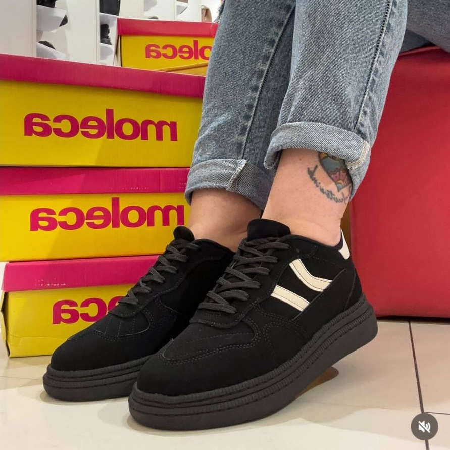 Tênis Feminino MOLECA Nobuck Tunisia Estilo e Conforto Para o Seu