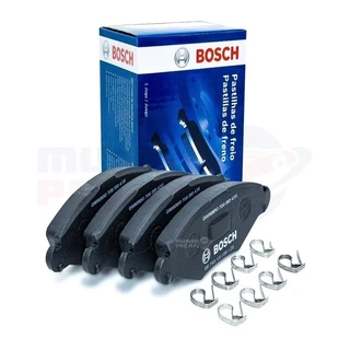 Jogo Pastilha De Freio Peugeot 207 Flex 1.4 2007 2008 2009 2010 2011 2012 2013 2014 Original Bosch