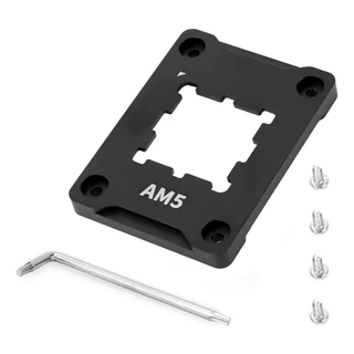 Moldura corretora anti-dobra de CPU AMD AM5, plate CPU AM5 AMD Preto