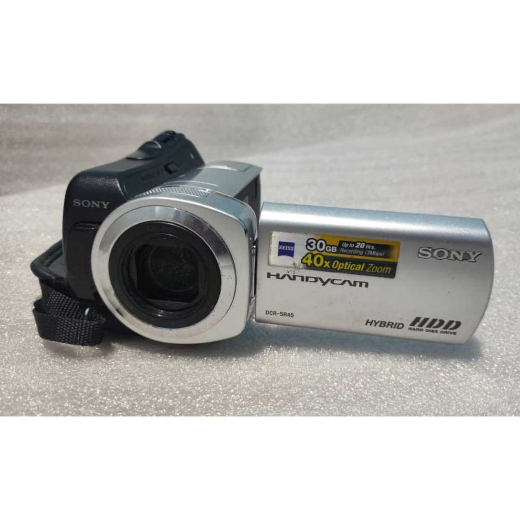SONY Handycam DCR-SR45 デジタルビデオカメラ Câmera filmadora digital Sony DCR-SR45 Handycam 40x funcionando S