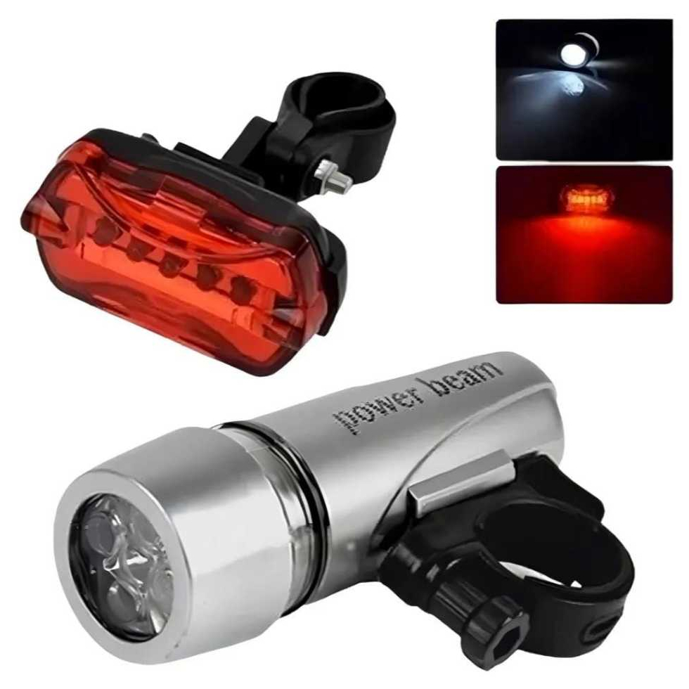 Lanterna para Bike com Farol Luz De Bicicleta e Pisca Sinalizador ...