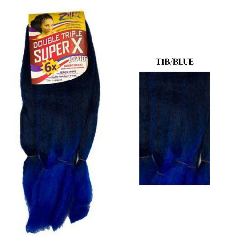 cabelo jumbo superx 400g T1B/BLUE ou T2/BLUE | Shopee Brasil