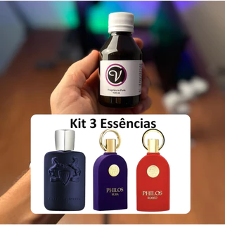 Kit 3 Essências de 10ml ÁRABE - ALTA QUALIDADE