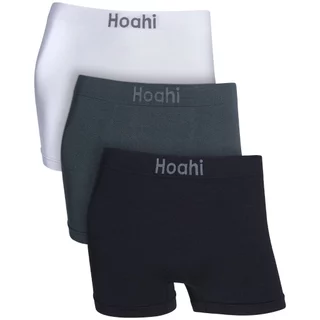 Kit Com 3 Cuecas Boxer Masculina Sem Costura Poliamida Premium Hoahi