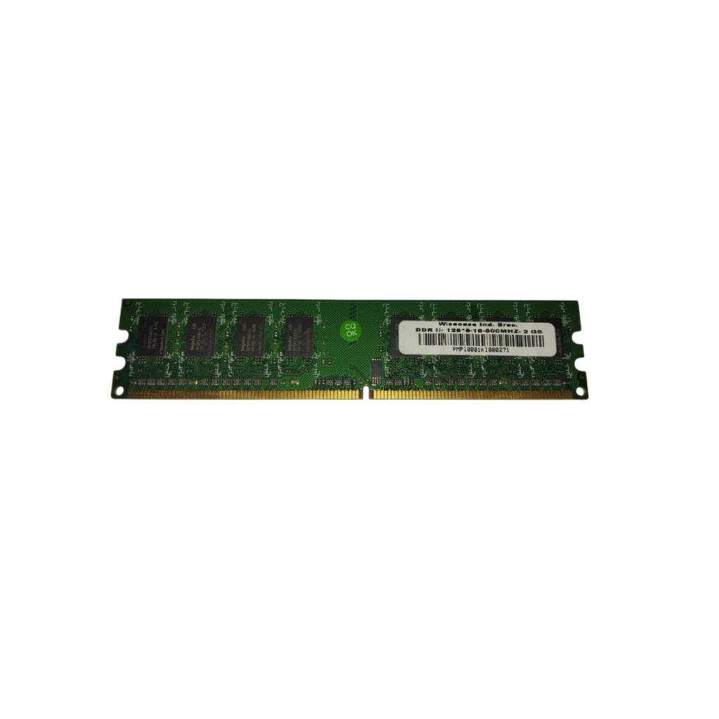 Memória RAM DDR1 2GB 800MHz Desktop PC Wisseon Original | Shopee Brasil