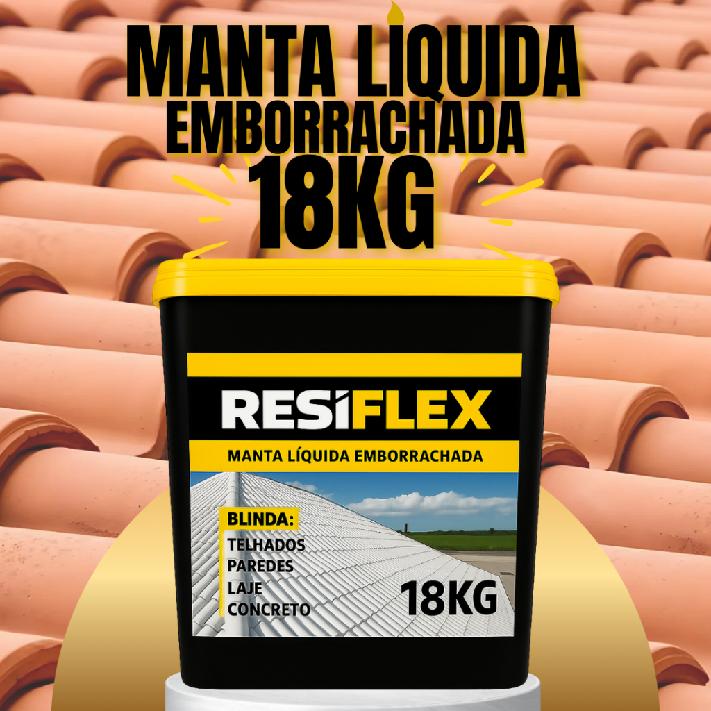 Manta Liquida Impermeabilizante de Paredes e Laje Elastico 18kg ...