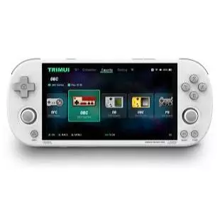 Trimui Smart Pro Branco 128GB Console Portatil de Emuladores - Cartao SD kingston ORIGINAL com 100gb de Jogos !