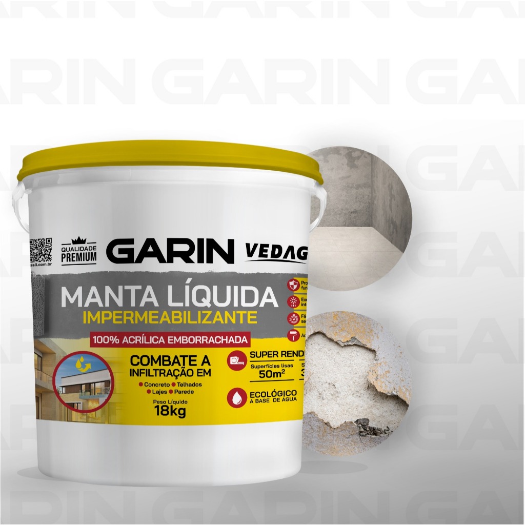 Garin Manta liquida impermeabilizante 18Kg | Shopee Brasil
