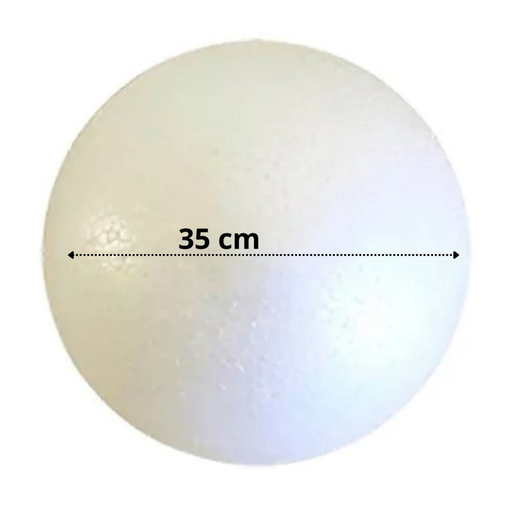 Bola de Isopor Grande 350mm Sistema Solar Artesanato Decoração ...