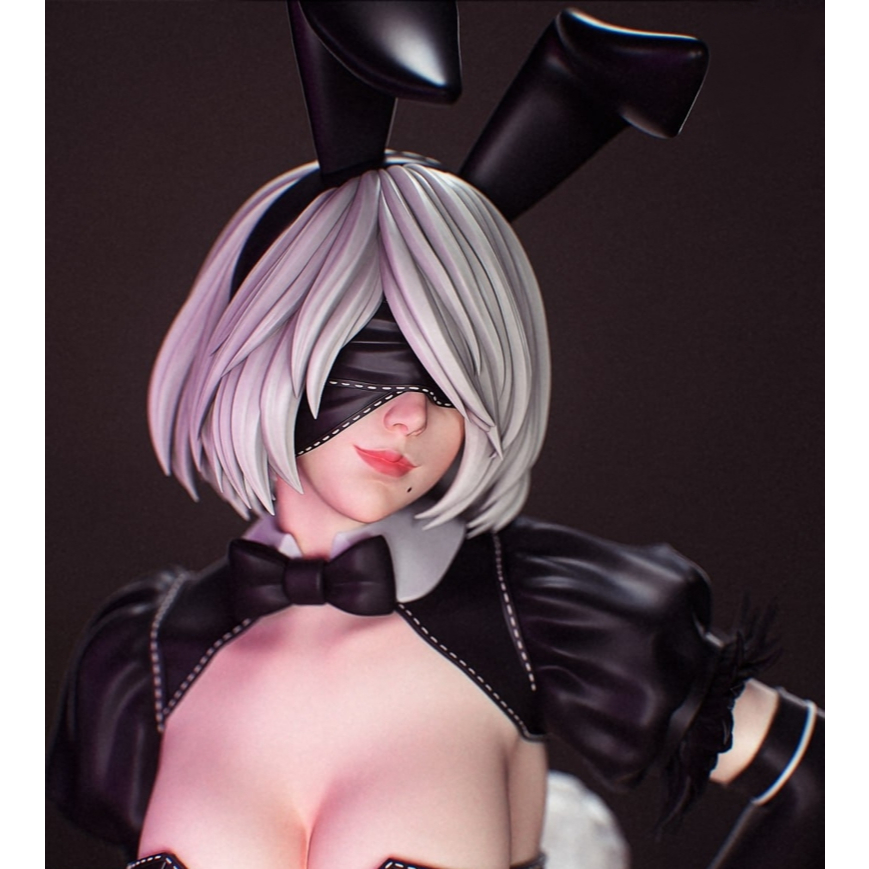 Action Figure 2B Bunny Nier: Automata feita em Resina