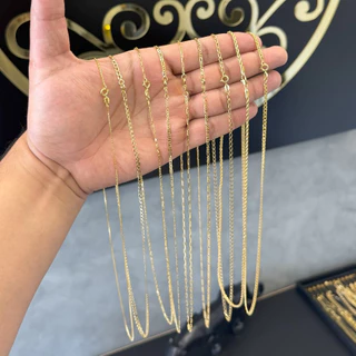Correntes Masculina Banhada a Ouro18k Vários modelos Cordão Masculino 60cm e 70cm em Promoção